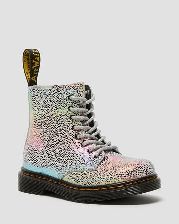 Dr Martens Toddler 1460 Pascal Iridescent Veterlaarzen Kinderen Gekleurd | NL 125KOR